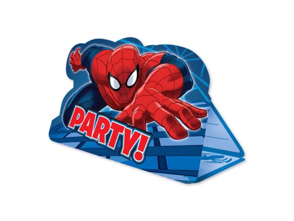 Spider-Man invitationer