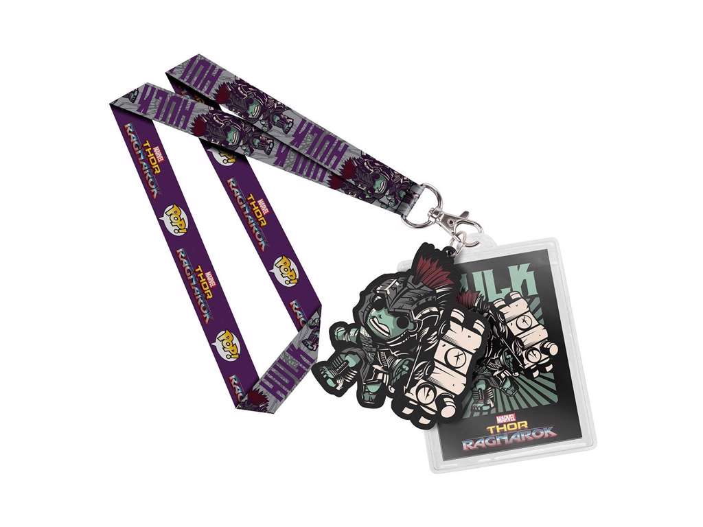 Thor Ragnarok POP! Lanyard with Rubber Keychain Hulk