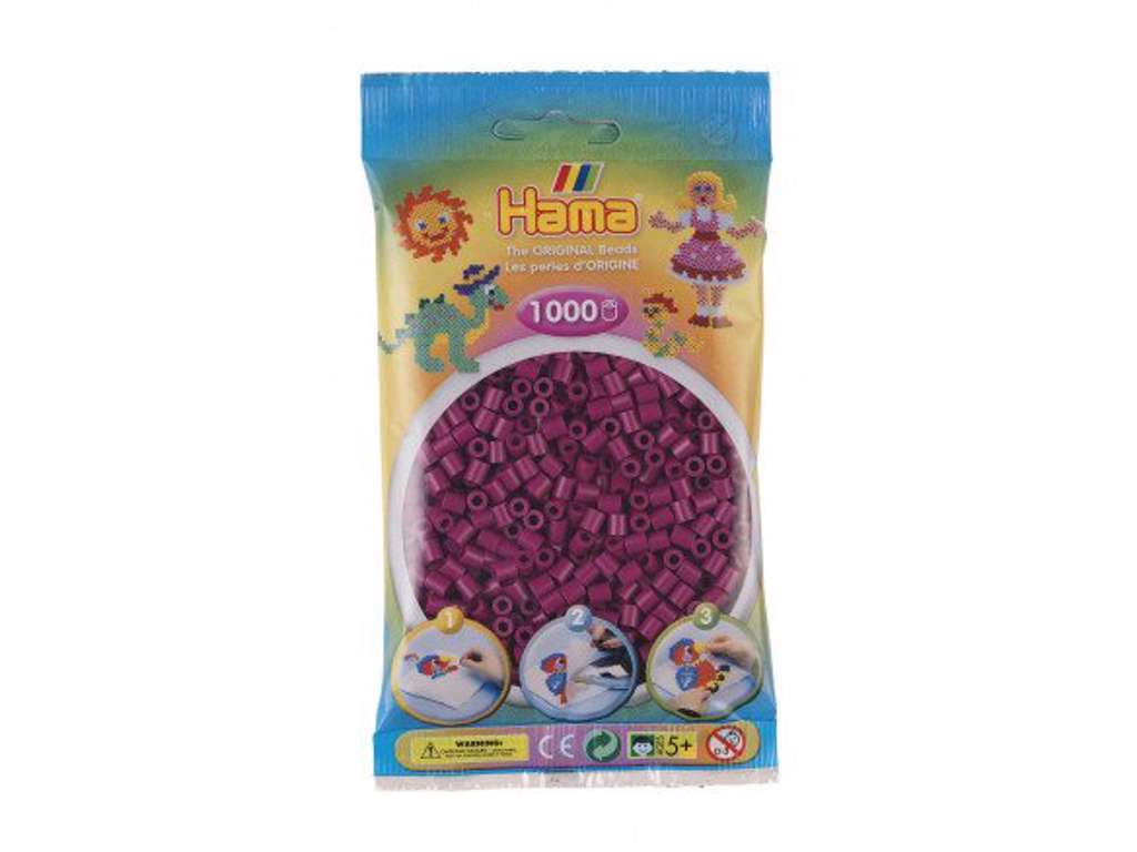 1000stk. Hama Midi blomme 207-82