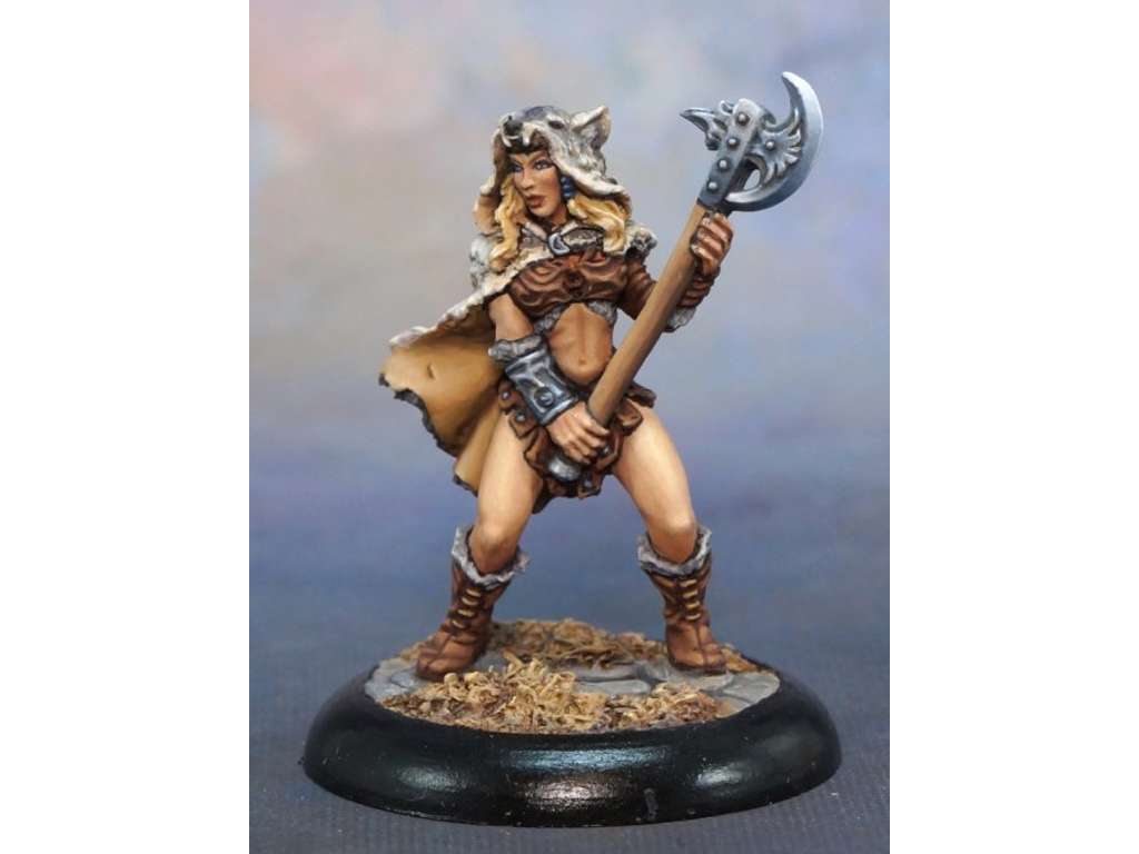 Human Barbarian, Kyrie - Figur til rolespil