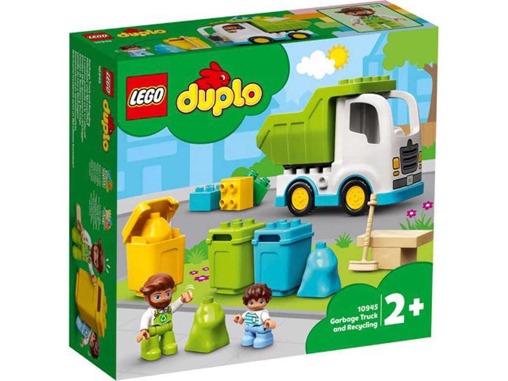 Lego Duplo - Skraldebil og genbrug - 10945