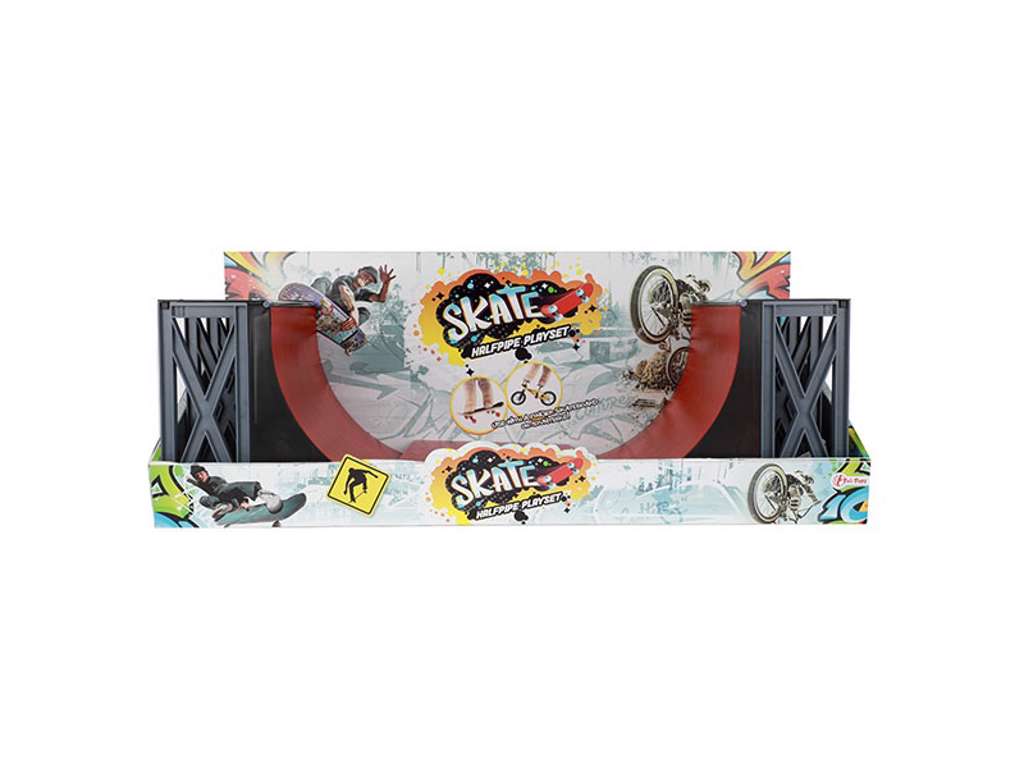 SKATE Set med halfpipe