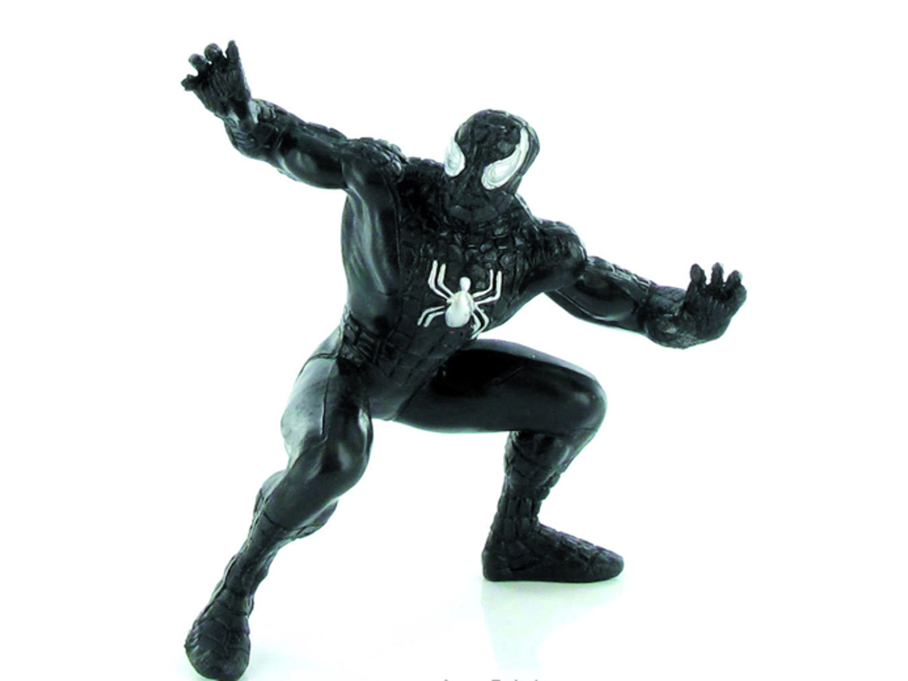 Mini figur stående sort Spider-Man 7 cm Marvel Comics