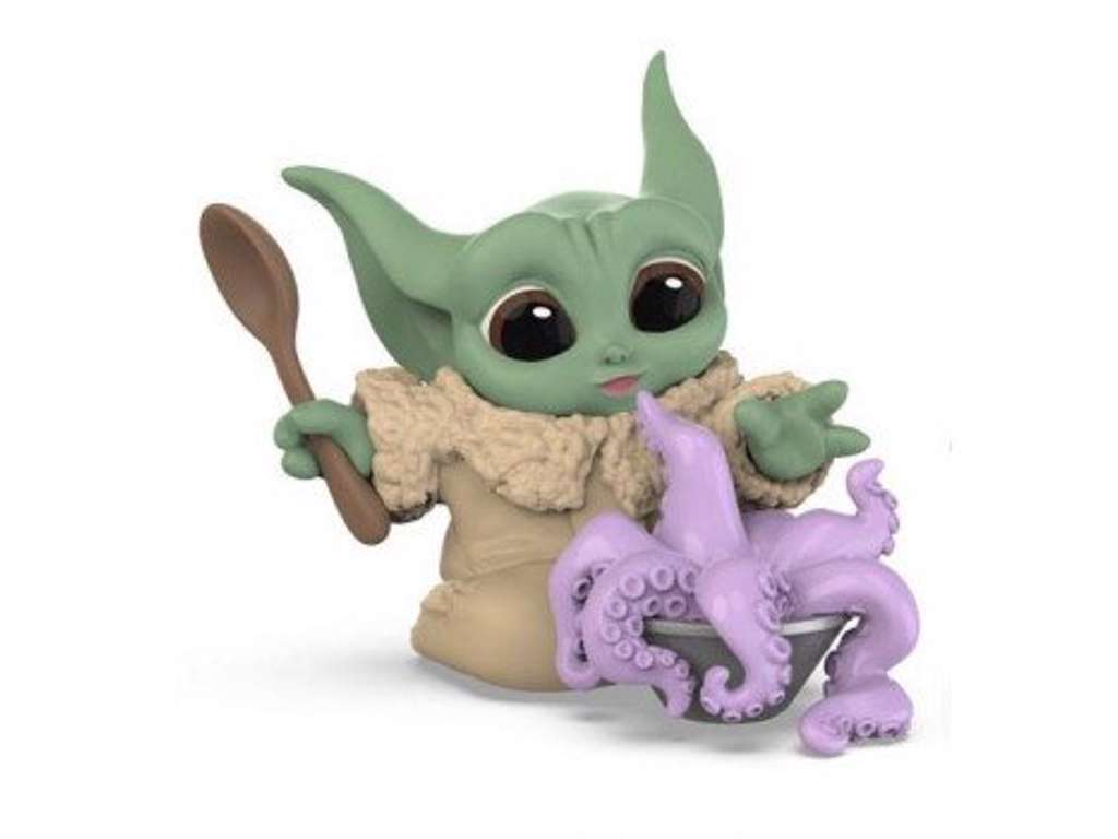  Star Wars Mandalorian Bounty Collection The Child & Tentacle soup på 5 cm