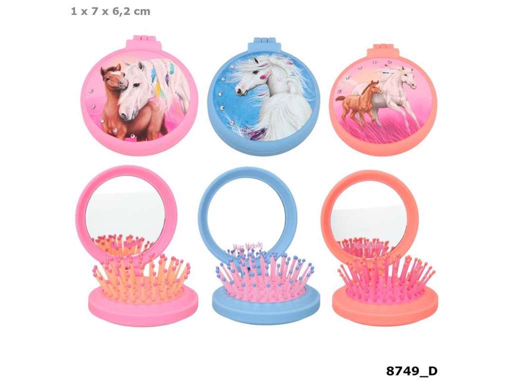 Miss Melody hårbørste med spejl