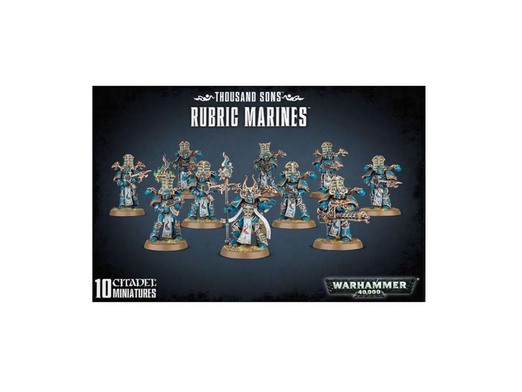 Warhammer 40K Thousand Sons Rubric Marines - Figursæt