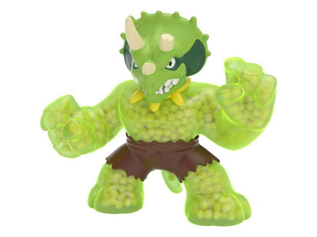 Tritops the Triceratops Dino Power Goo Jit Zu figur på 13 cm