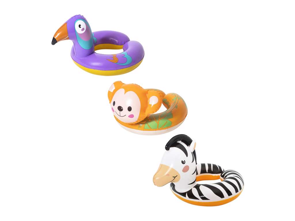 Badering med safari dyr til børn 3-6 år