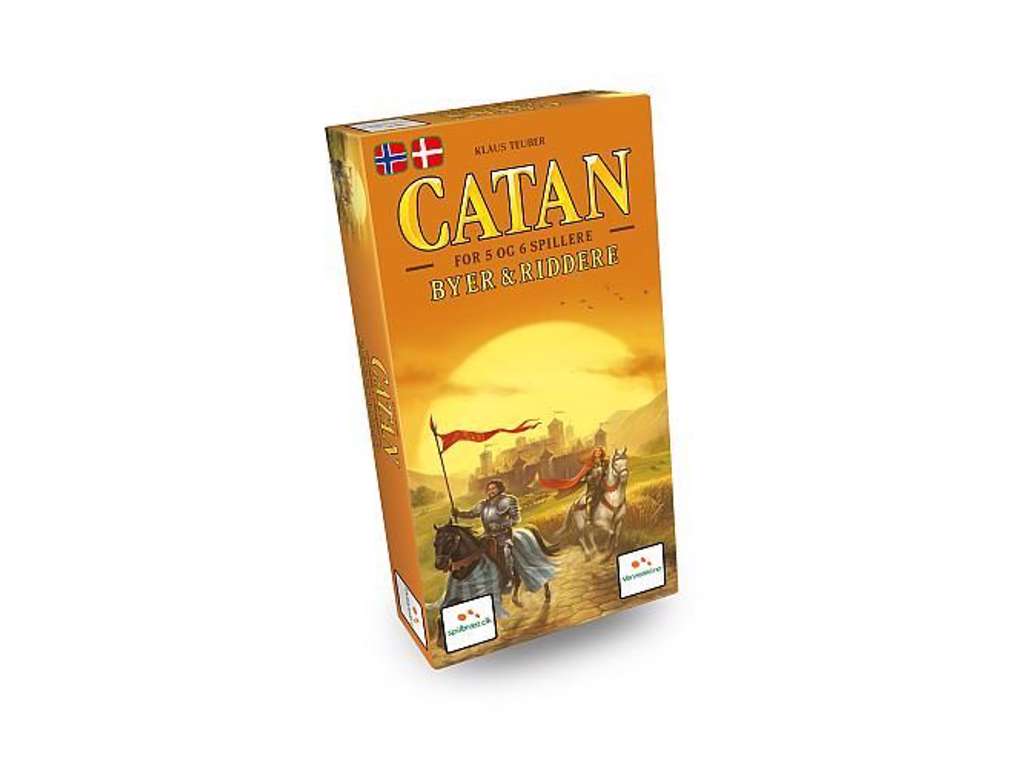 Catan: Byer og Riddere 5-6 (DA-NO) - brætspil fra Lautapelit