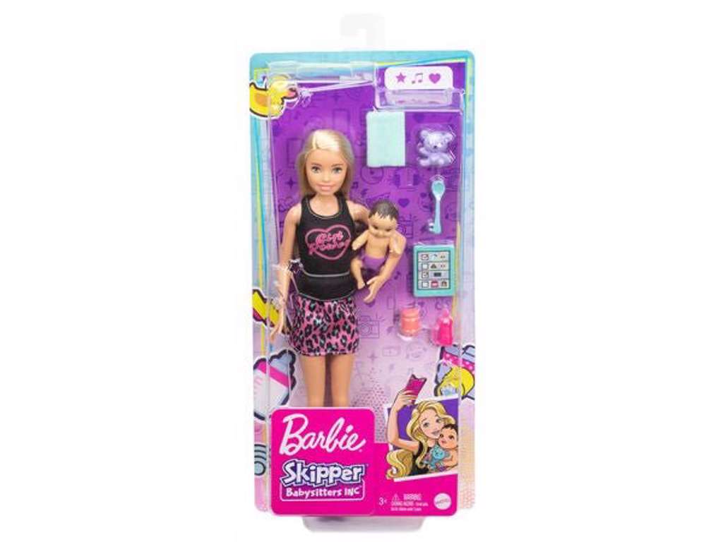 Barbie Skipper Babysitters Inc - sort bluse