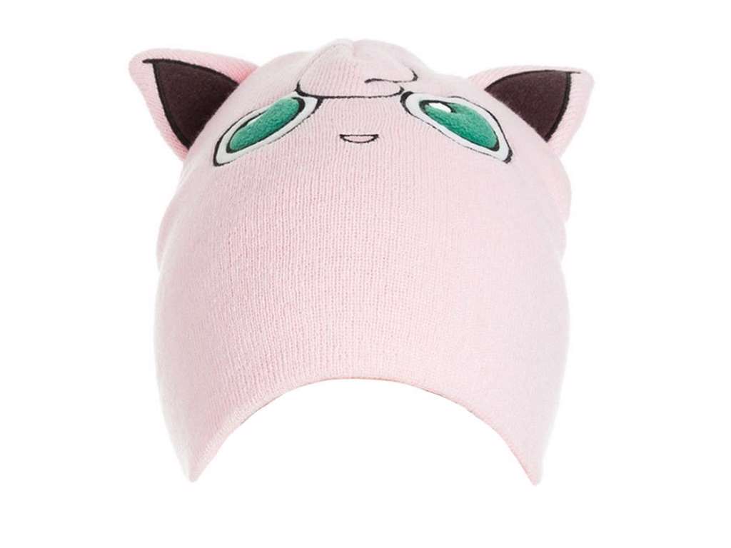 Pokémon beanie hue med Jiggylypuff hoved