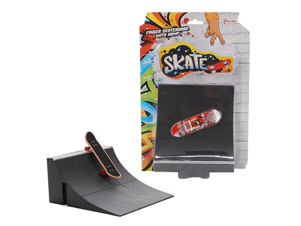 SKATE Finger skateboard inklusiv rampe