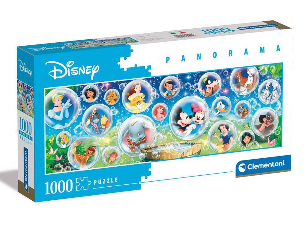 Disney Panorama Jigsaw Puzzle Bubbles (1000 pieces)