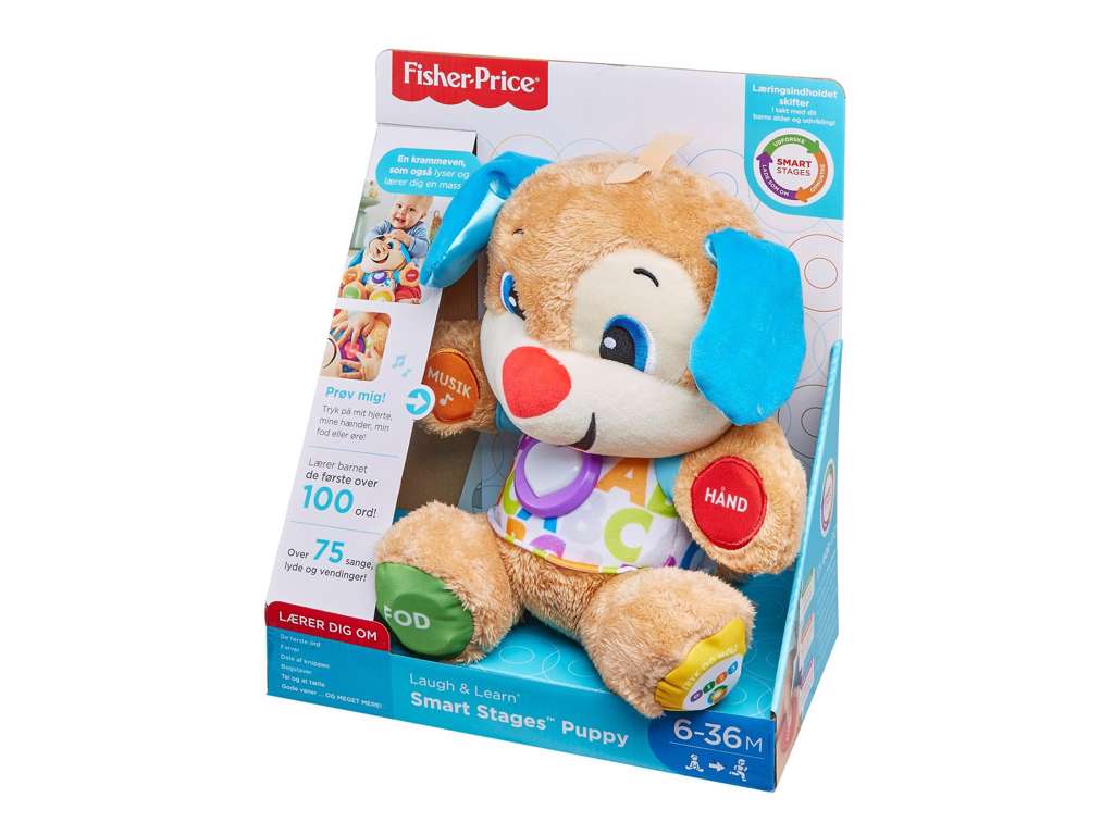 Grin og lær hunde bamse fra Fisher-Price