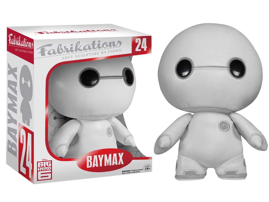 Big Hero 6 Fabrikations plush figur af Baymax på 14 cm