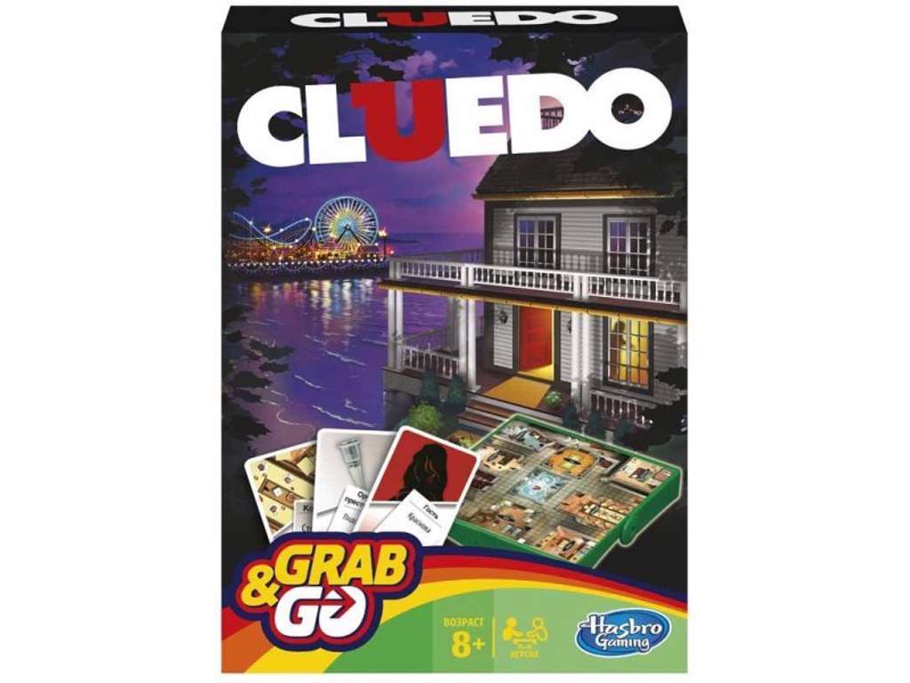 Cluedo Grab & Go - brætspil