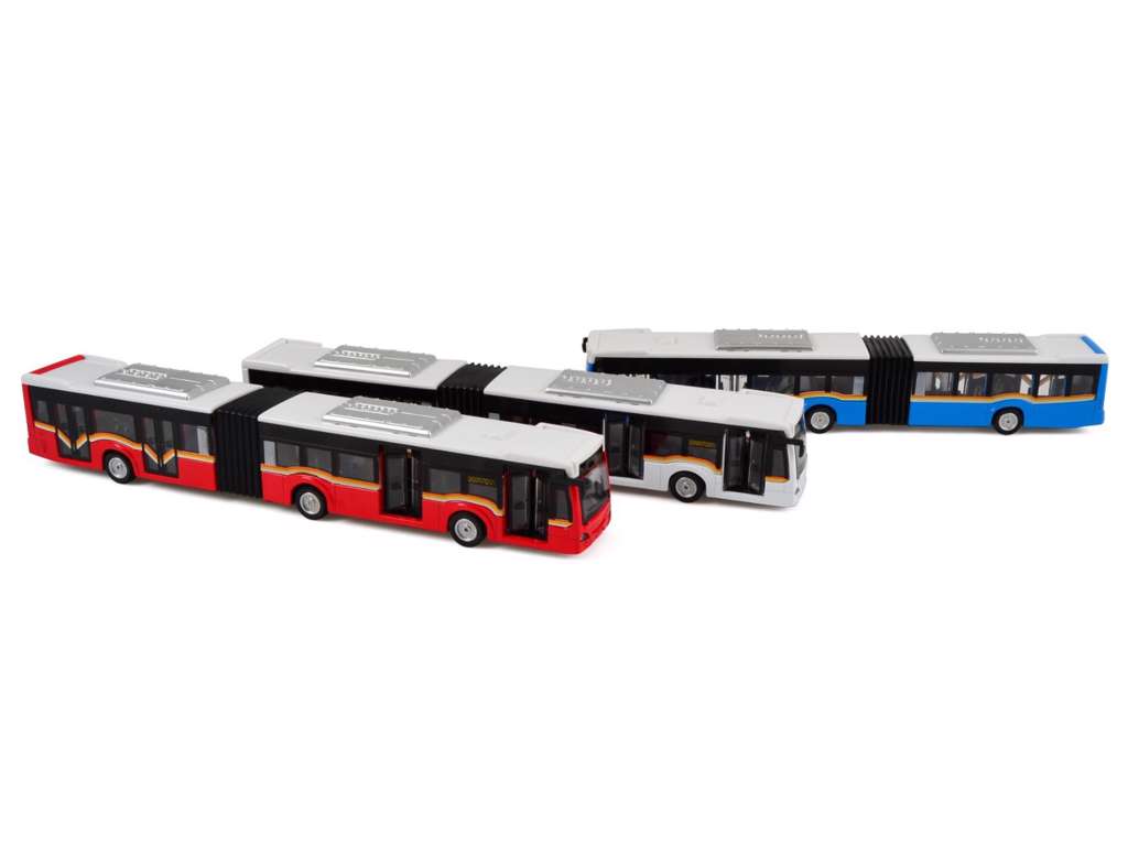 Ledbus med lyd og pull-back - 29 cm fra Magni