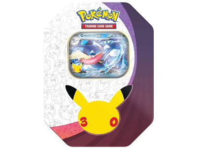 Pokémon TCG 30th Celebration ex Tin – Sylveon / Greninja – 1 stk. Assorteret