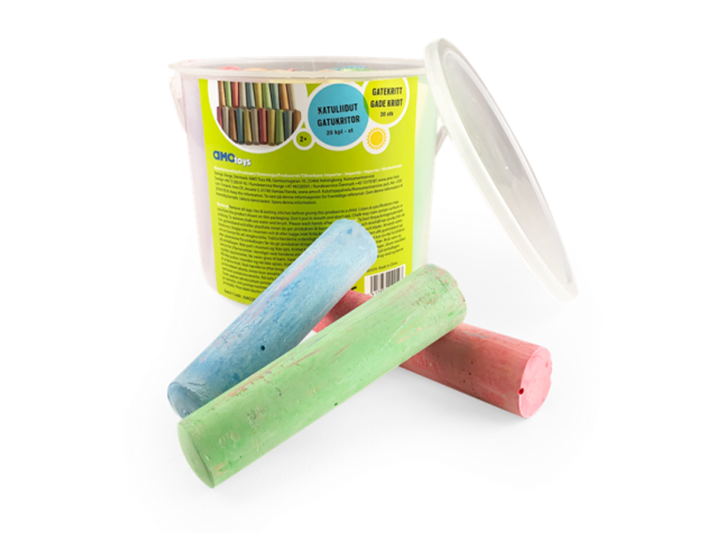 Happy Summer Gadekridt 20 stk. i Spand