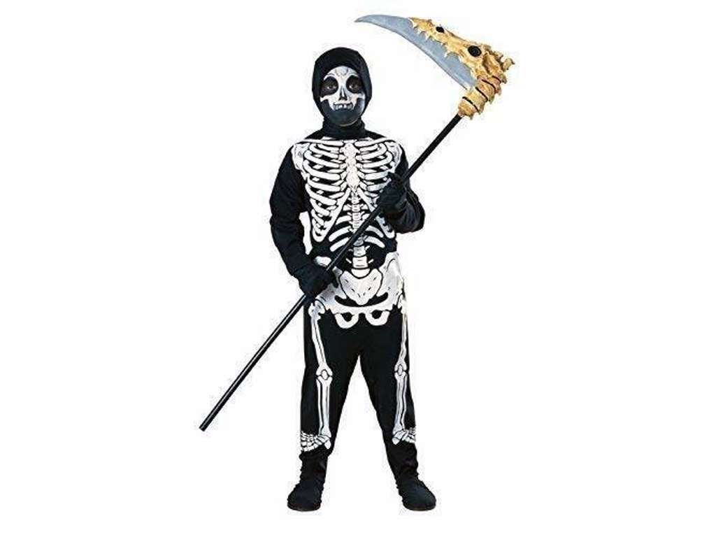 Rubies skelet kostume 3-4 år
