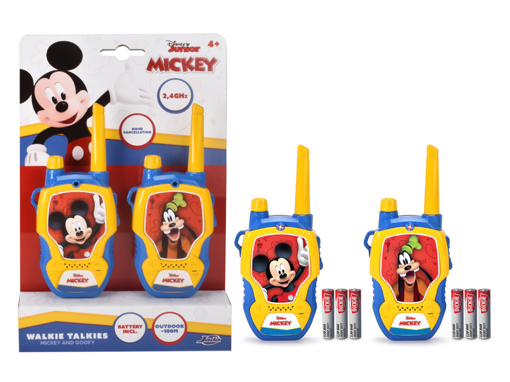 Walkie Talkie med Mickey Mouse & Fedtmule