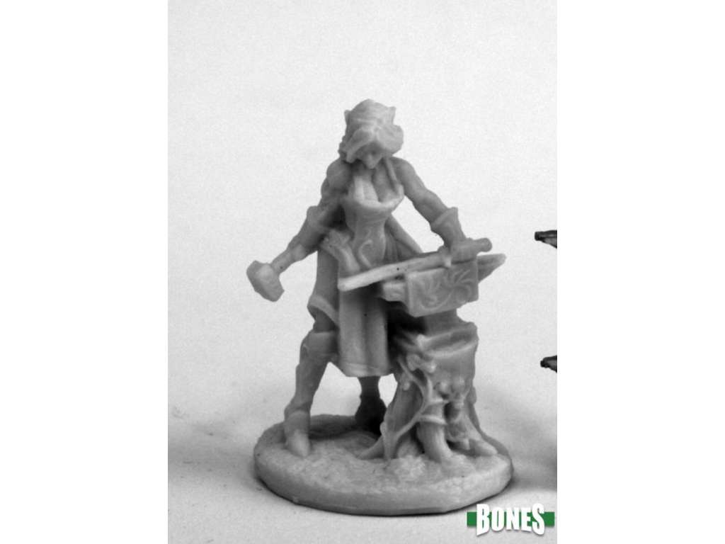 Elven Blacksmith figur fra Reaper