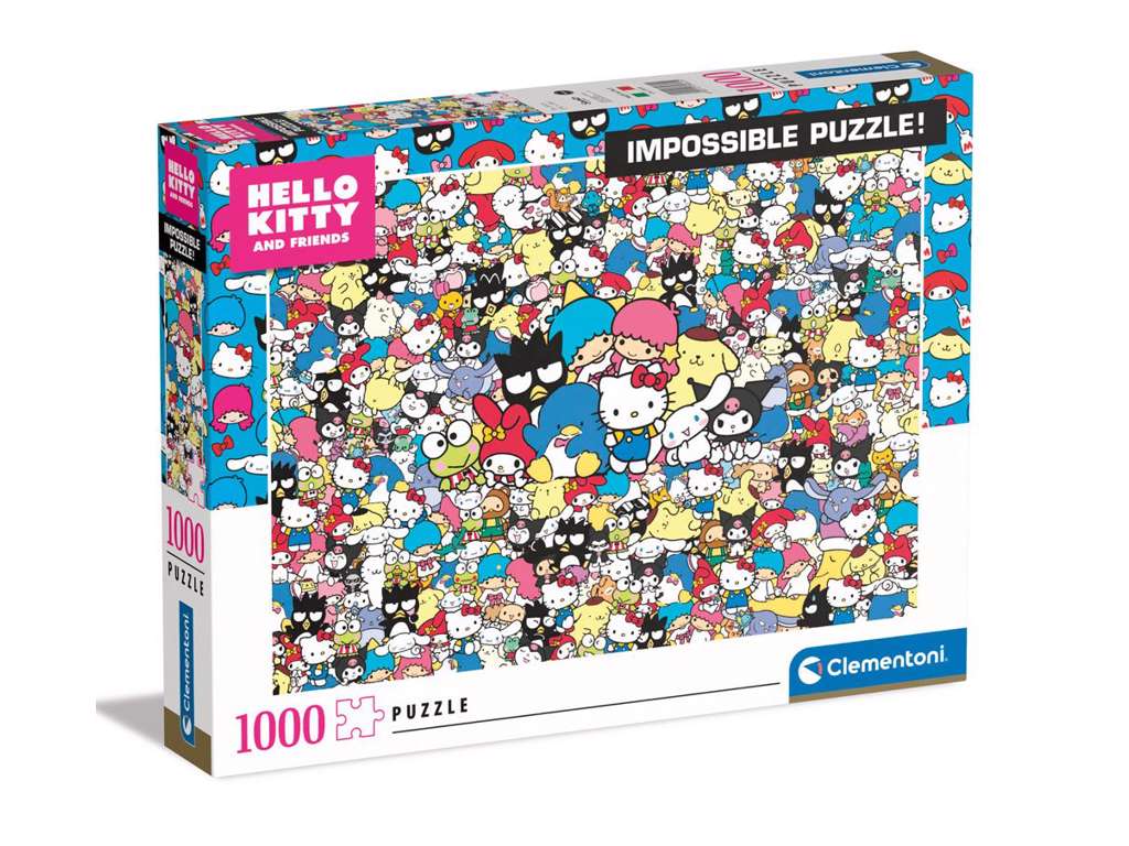 Hello Kitty Impossible Jigsaw Puzzle Hello Kitty And Friends (1000 pieces)