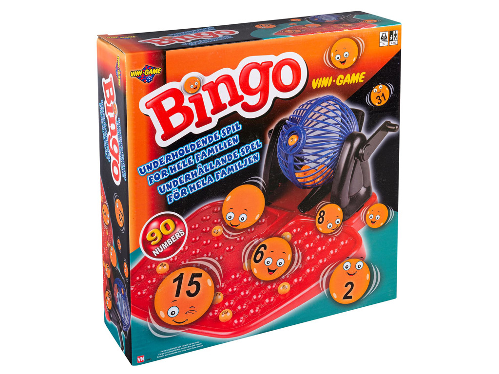 Bingo spil med tromle