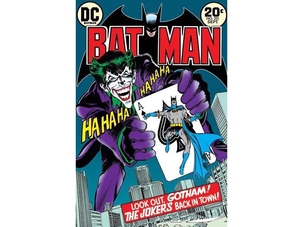 Batman plakat med Joker Back In Town 61 x 91 cm - 258