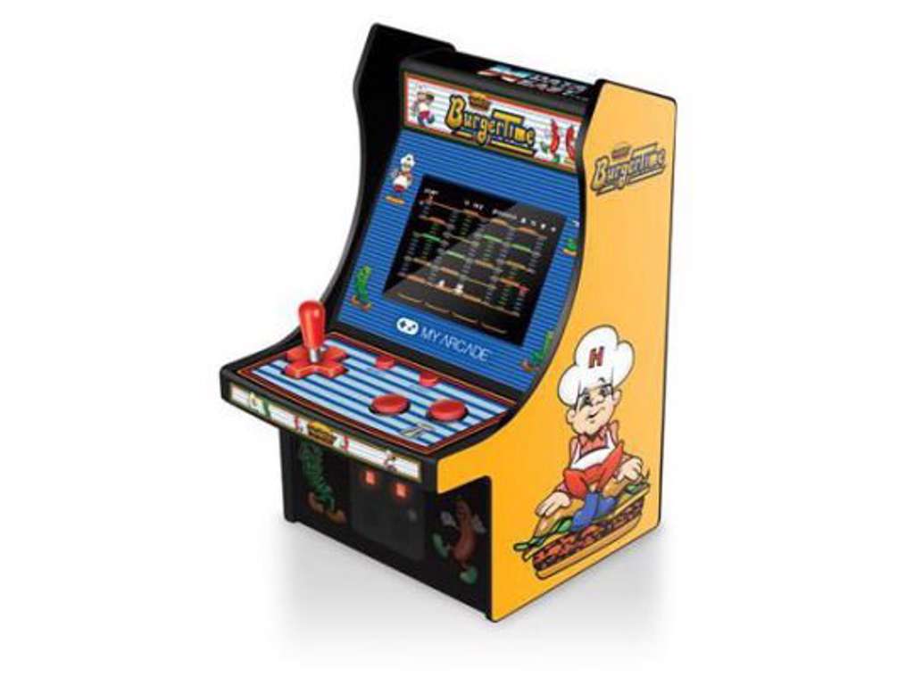 Burger Time arkade maskine på 18 cm