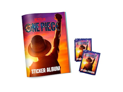 One Piece Sticker Album EN + 2 Blind Bags