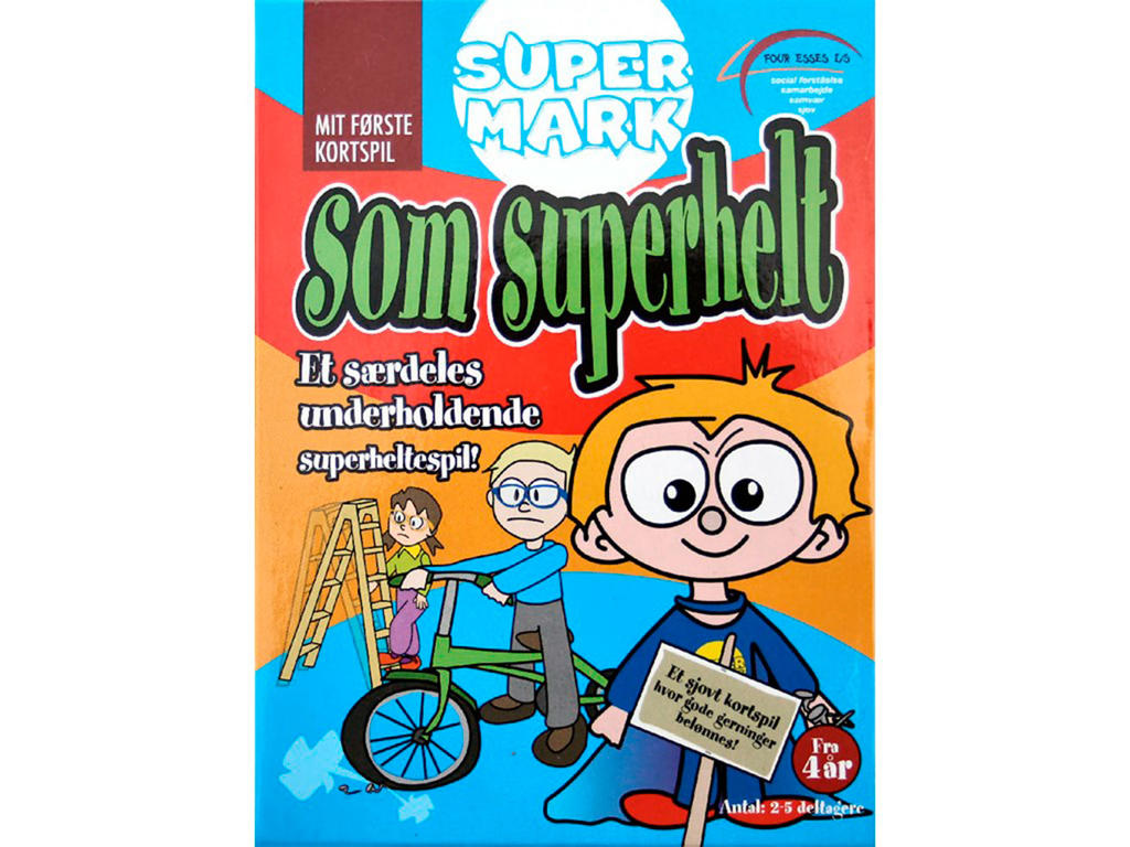 Supermark Som Superhelt (DA) - brætspil