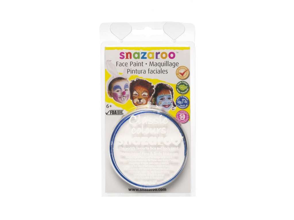 Snazaroo Hvid ansigtsmaling - 18 ml