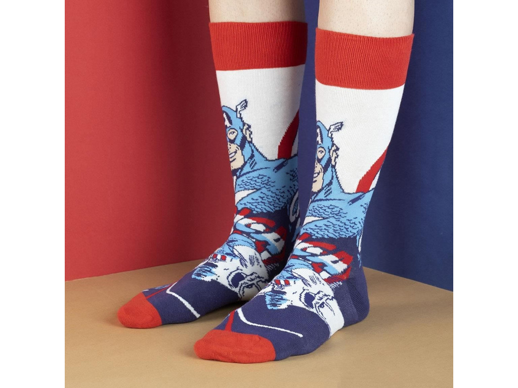 Marvel Sokker Captain America str. 40-46