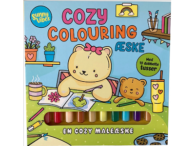 Sunny Vibes: Cozy Colouring Æske