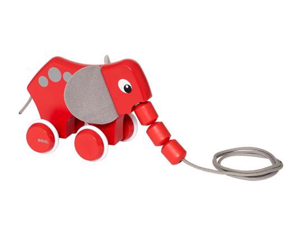 Pull Along elefant fra Brio