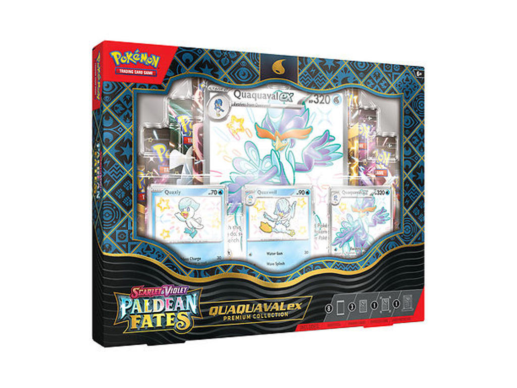 Premium Collection - Quaquaval EX - Paldean Fates - Pokemon kort