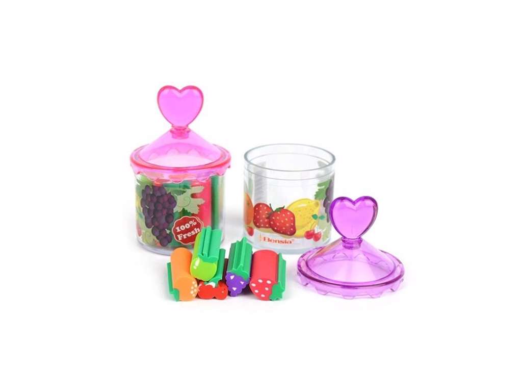 Frugt viskelædere med duft