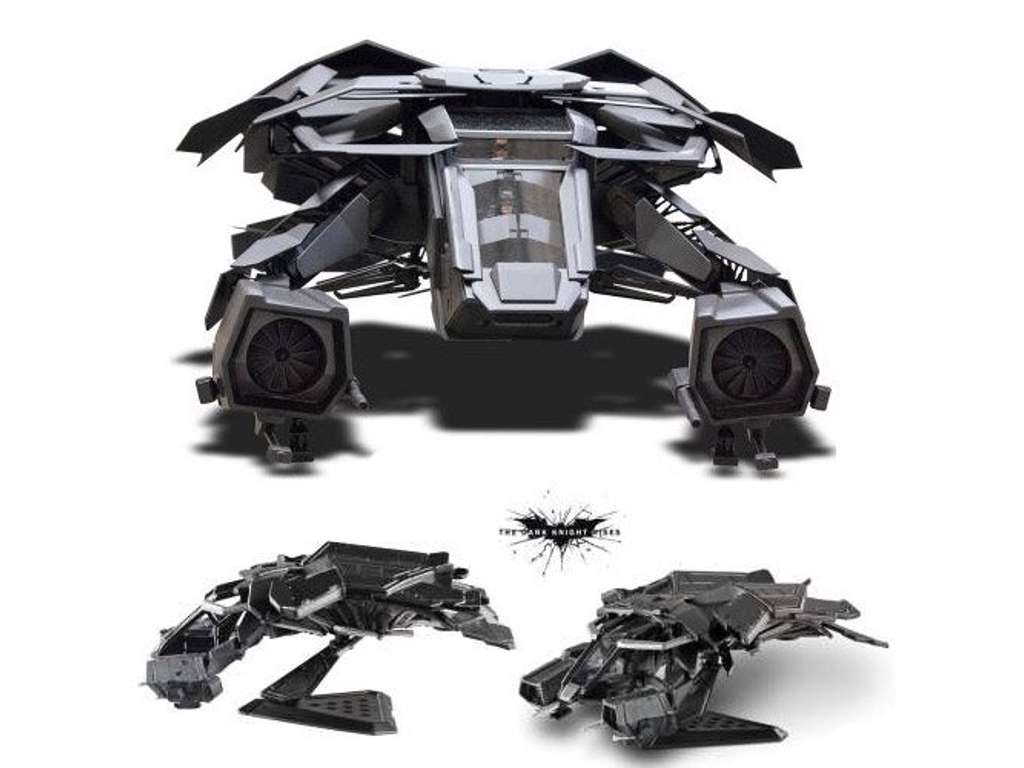 Batman The Dark Knight Rises Diecast Model af 1/50 The Bat Plane