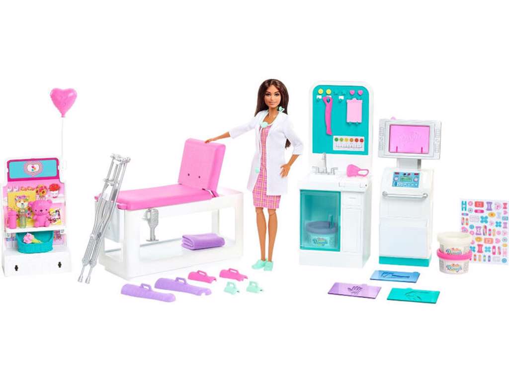 Barbie lægeklinik legesæt