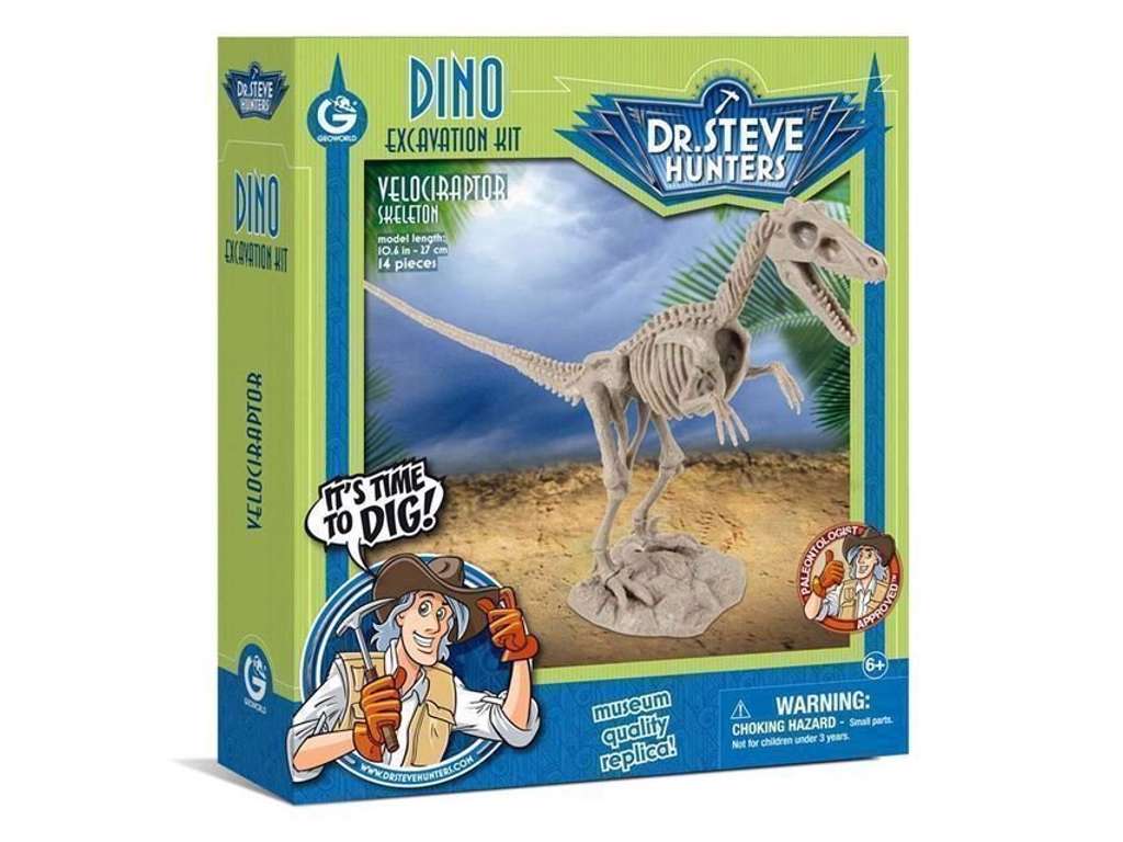 Dr. Steve Hunters udgravningssæt - Velociraptor skelet