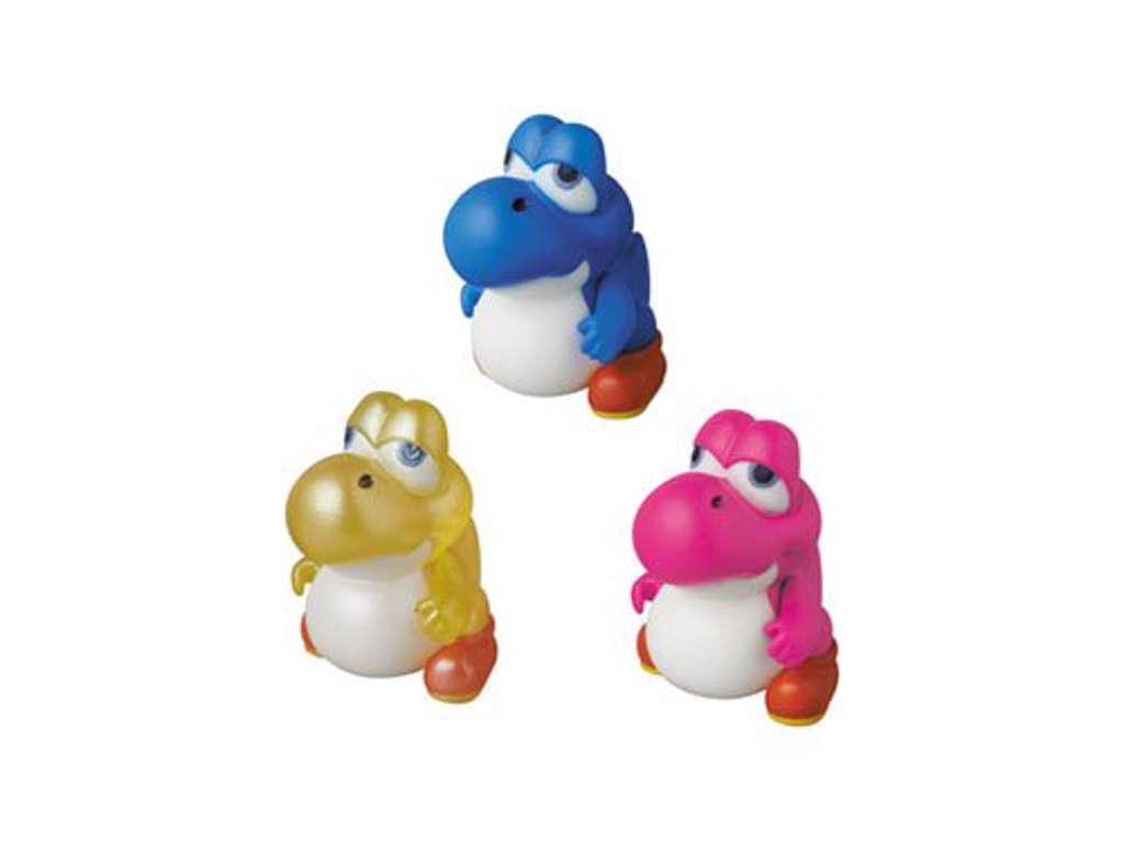 Nintendo figur - New Super Mario Bros. 3 pak Baby Yoshi på 4 cm