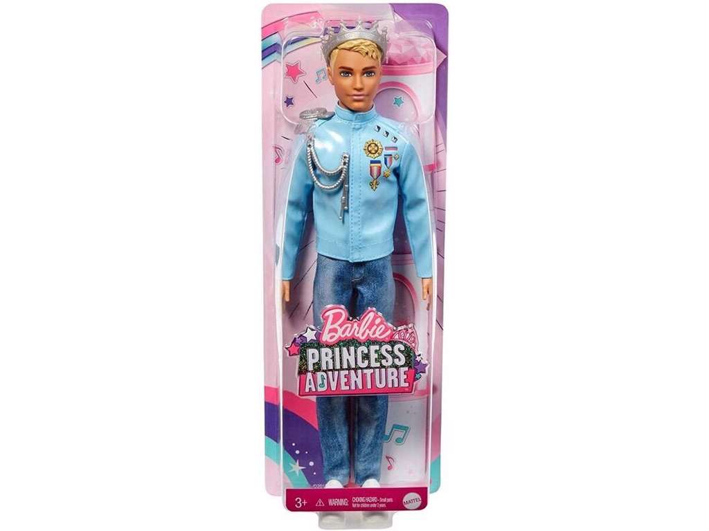 Barbie Princess Adventure Prins Ken dukke
