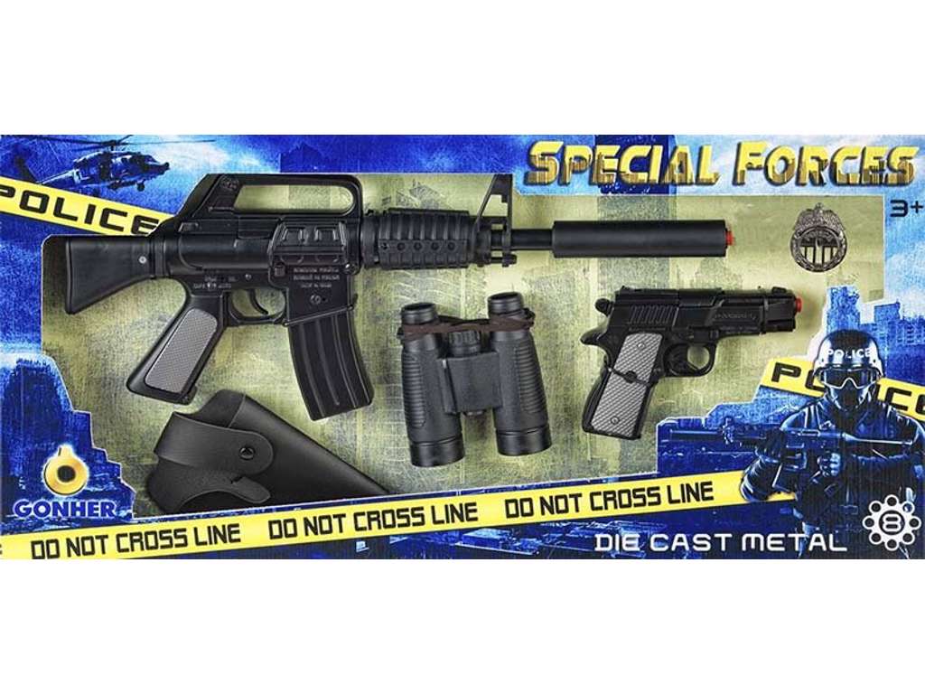 Special Force gavesæt i metal fra Gonher