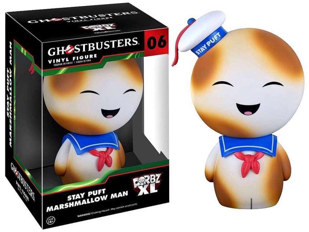 Ghostbusters Vinyl Sugar Dorbz XL vinyl figur af Stay Puft Marshmallow Man (Toasted) på 15 cm