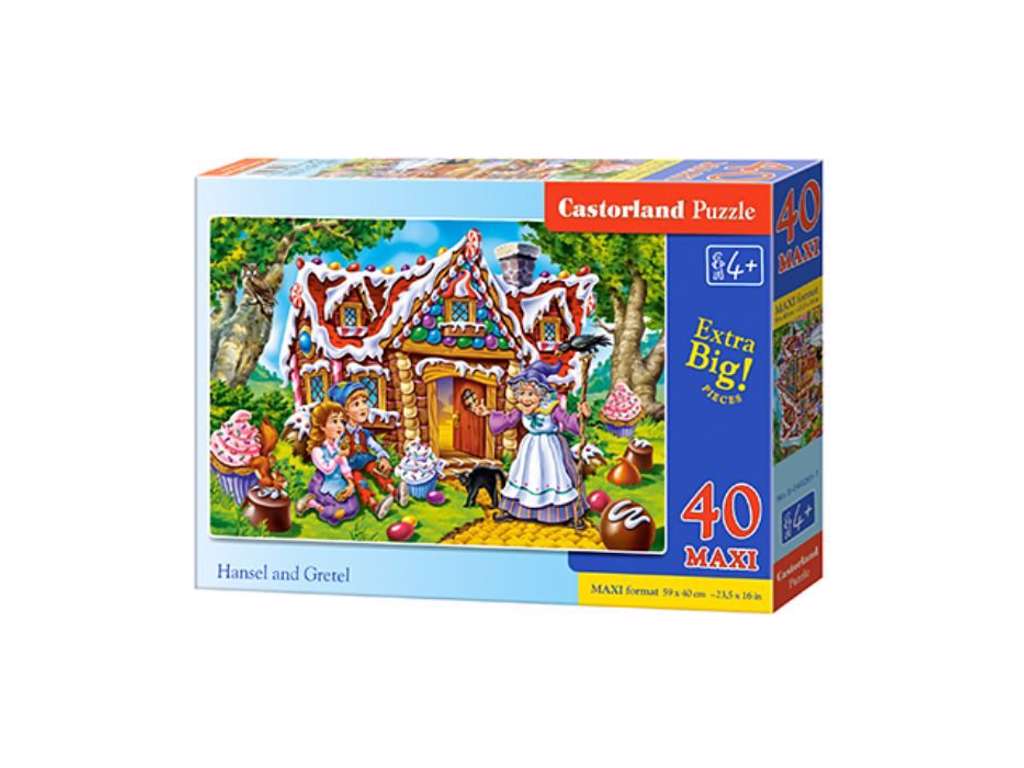 Hans & Grete puslespil med 40 maxi brikker fra Castorland