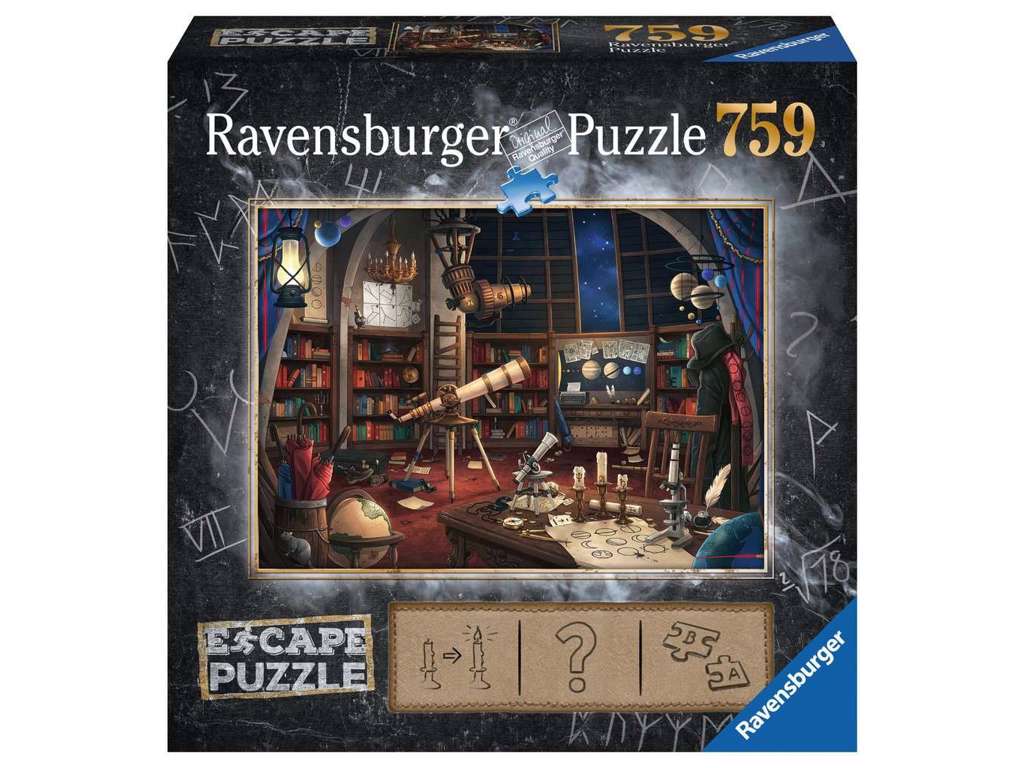 Escape stjerneobservatoriet puslespil på 759 brikker fra Ravensburger