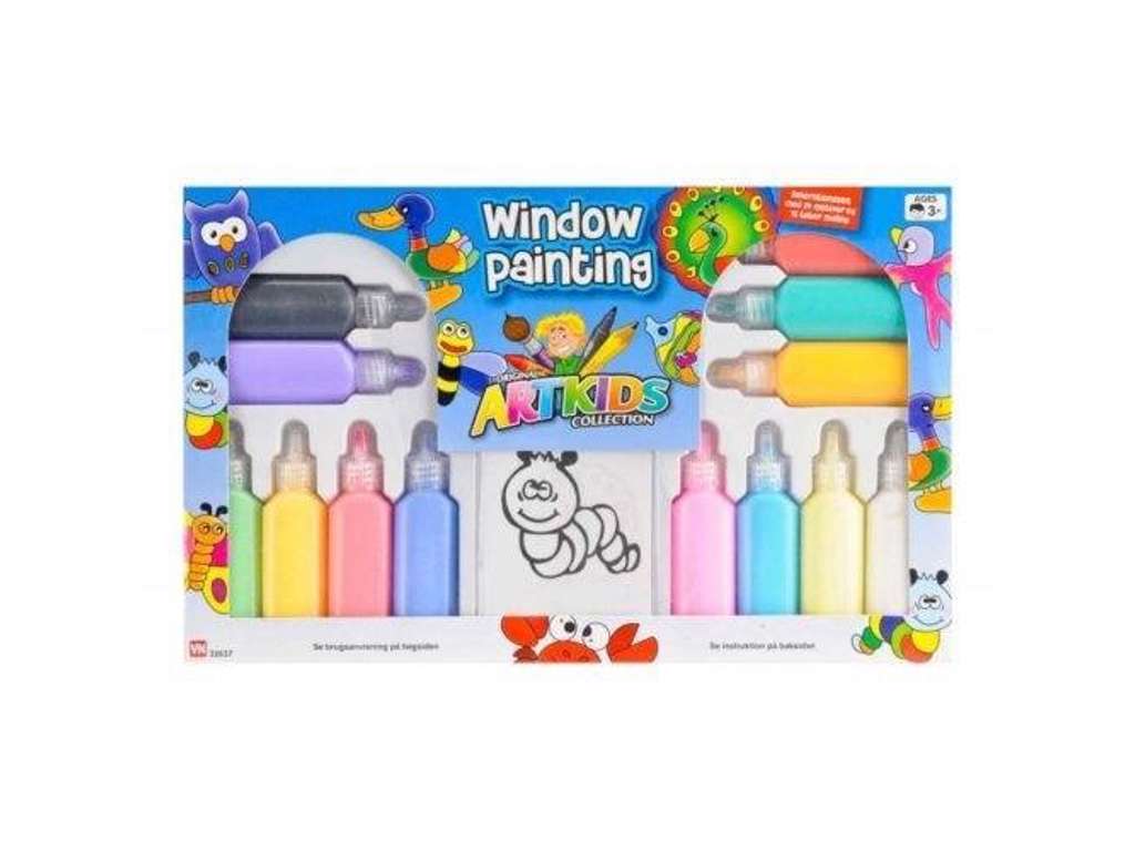 8 vinduesmalinger fra Artkids