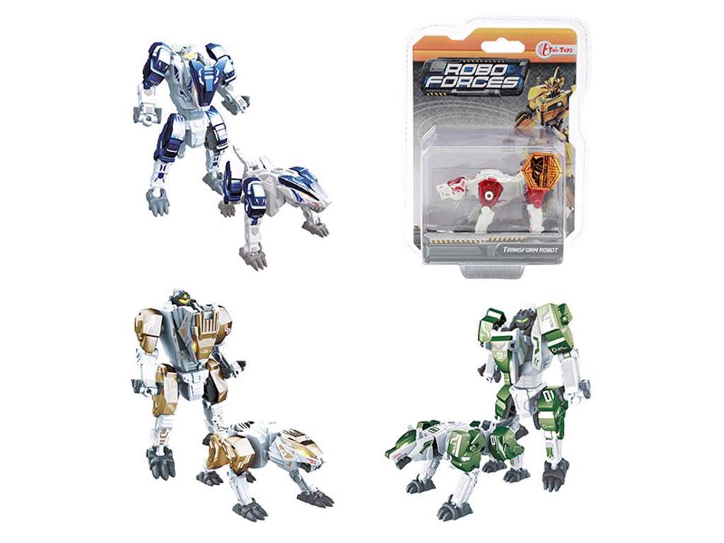 ROBOFORCES robot dyr i metal 4 forskellige varianter