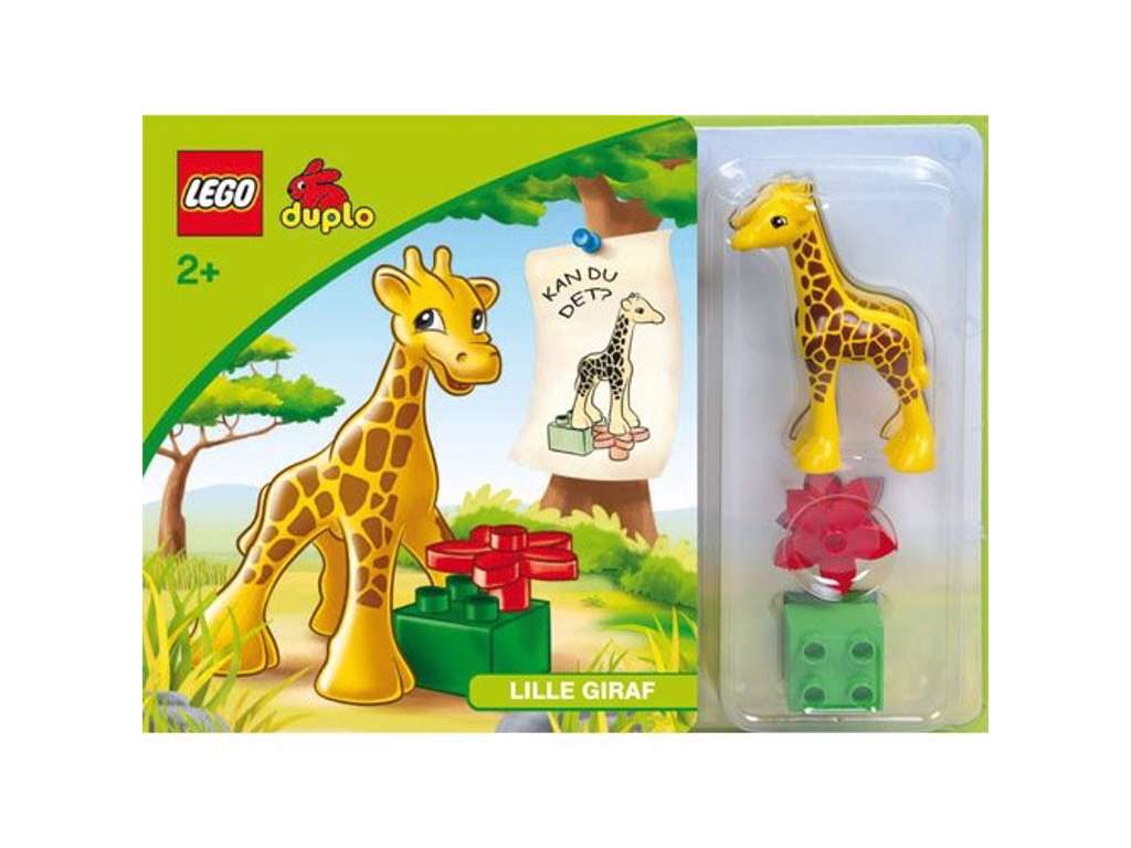 LEGO DUPLO - Kan du det? Lille Giraf (bog med klodser)